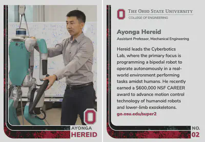 Ohio State College of Engineering innovation recognition.