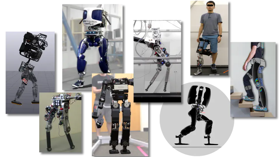 A collection of robot platforms associated with FROST modeling and optimization research.