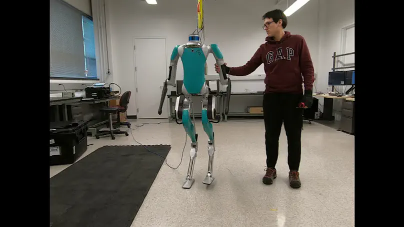 Digit walking and rejecting small disturbances.