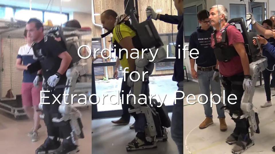 Dynamic exoskeleton walking
