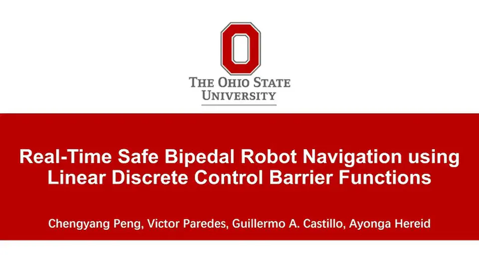 Navigation with control barrier functions